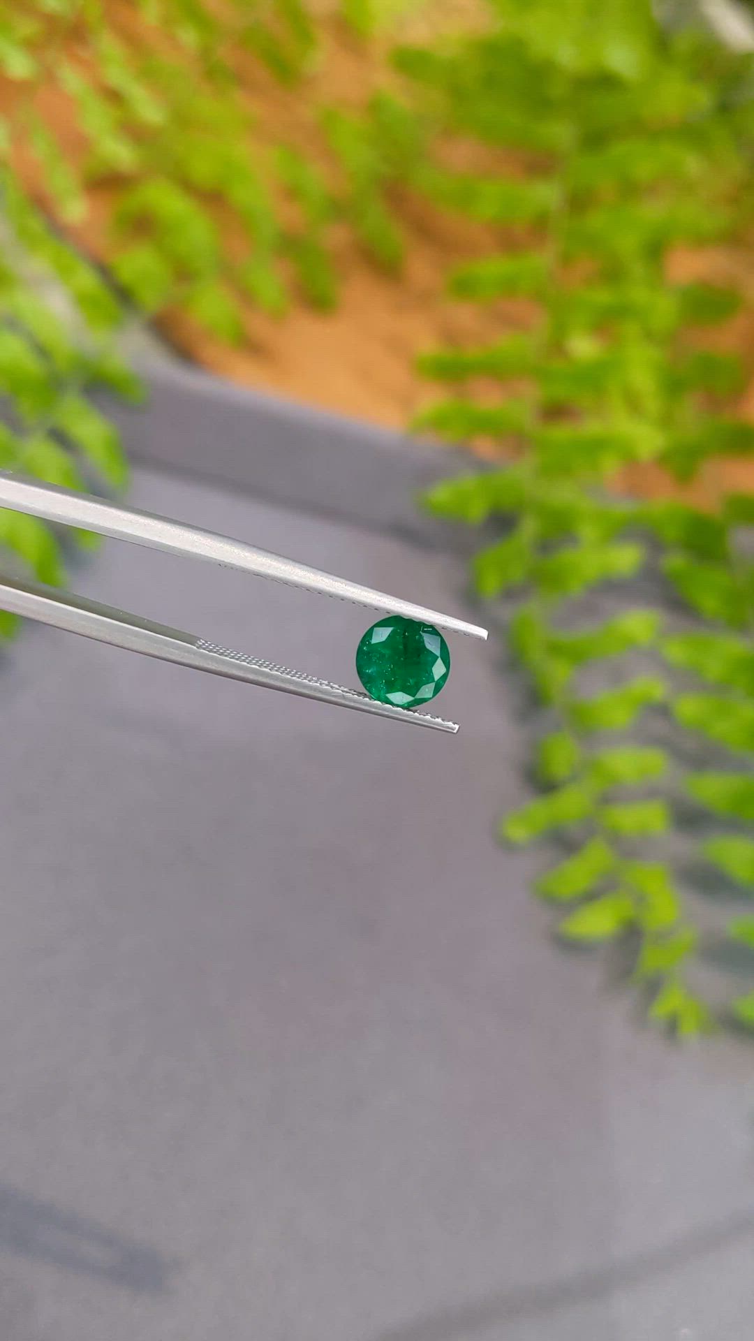 1.18 Ct. Emerald from Zambia Size Video
