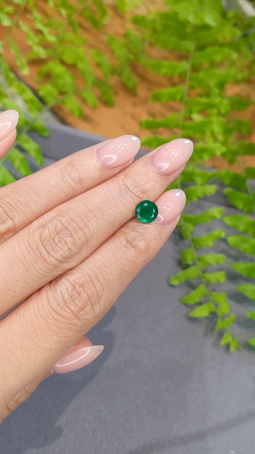 1.18 Ct. Emerald from Zambia Size Video