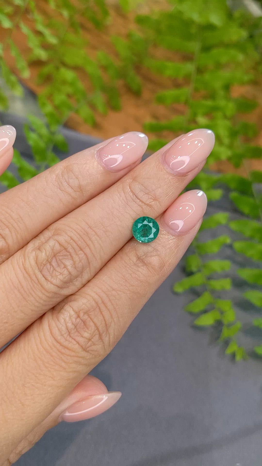 1.18 Ct. Emerald from Zambia Size Video