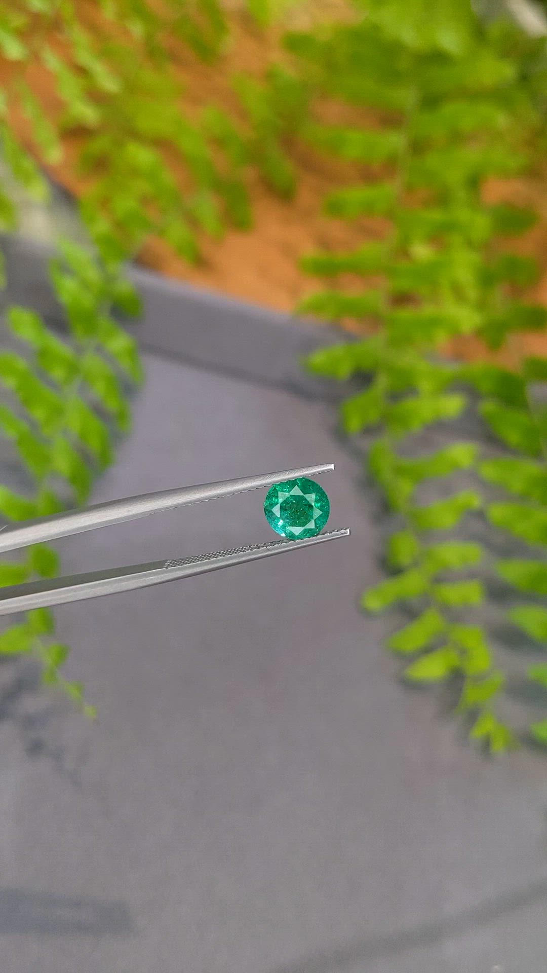 1.18 Ct. Emerald from Zambia Size Video
