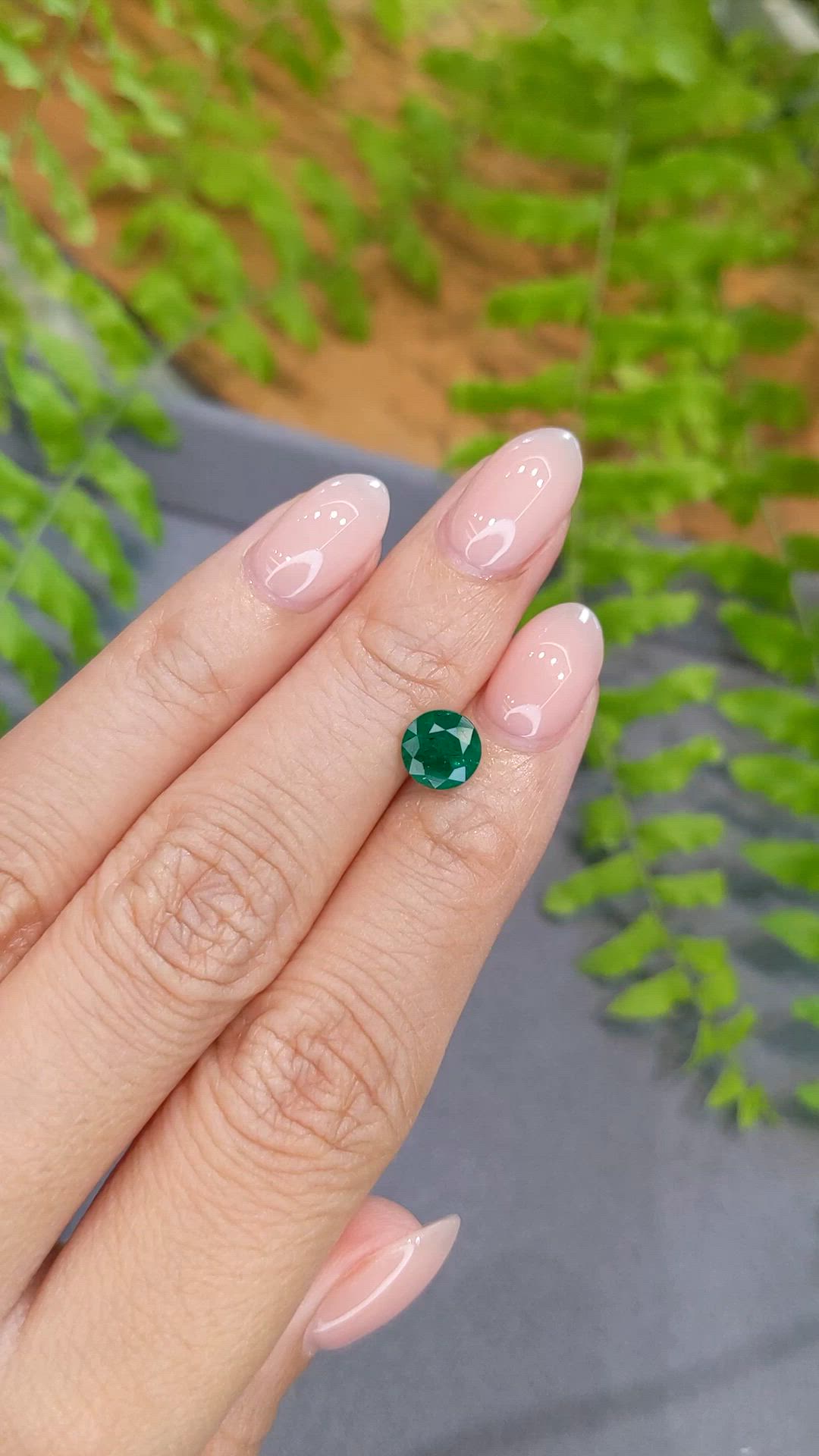 1.17 Ct. Emerald from Zambia Size Video