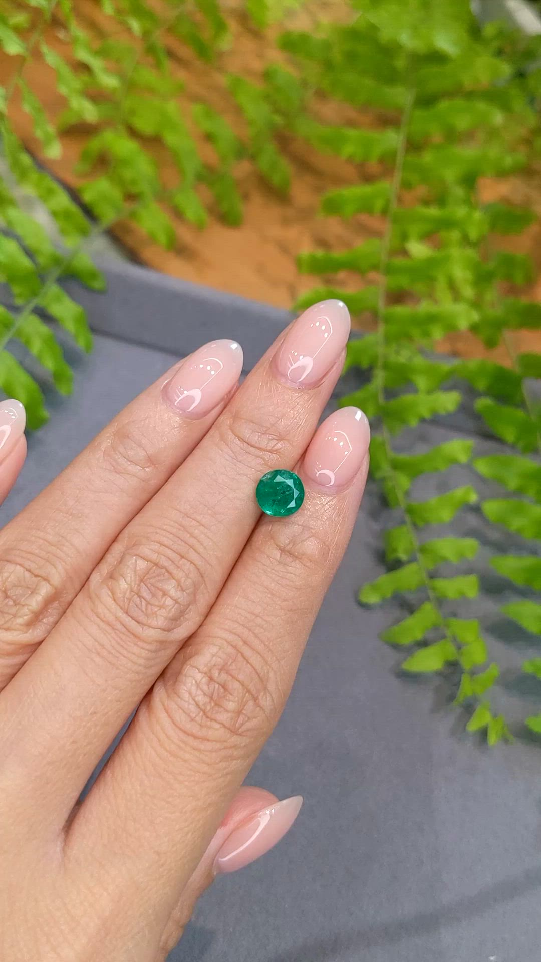 1.39 Ct. Emerald from Zambia Size Video