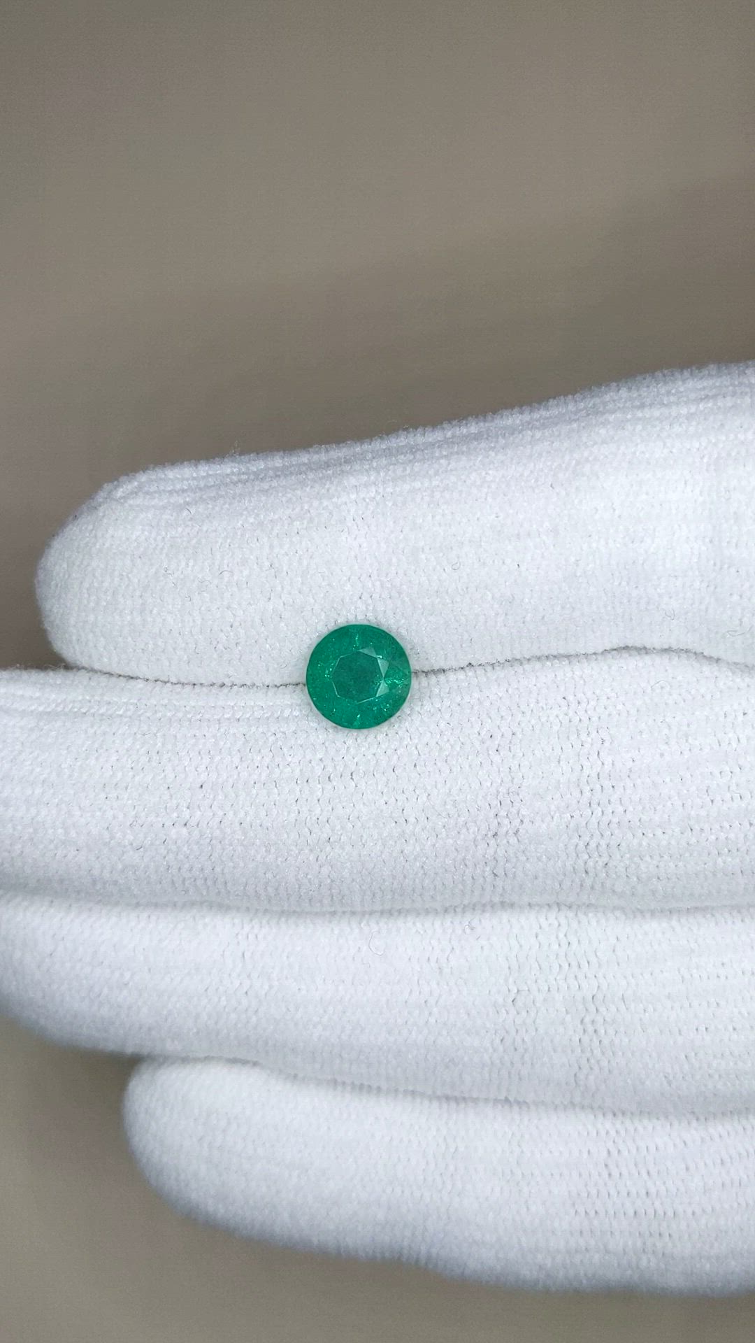 1.37 Ct. Emerald from Zambia Size Video