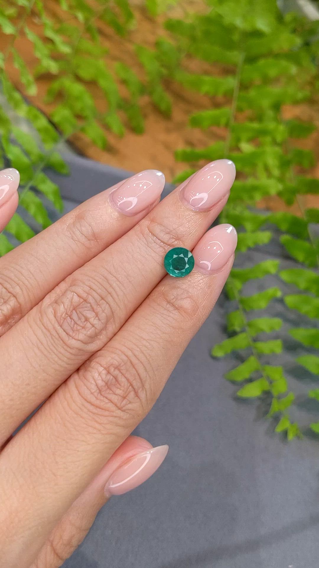 1.37 Ct. Emerald from Zambia Size Video