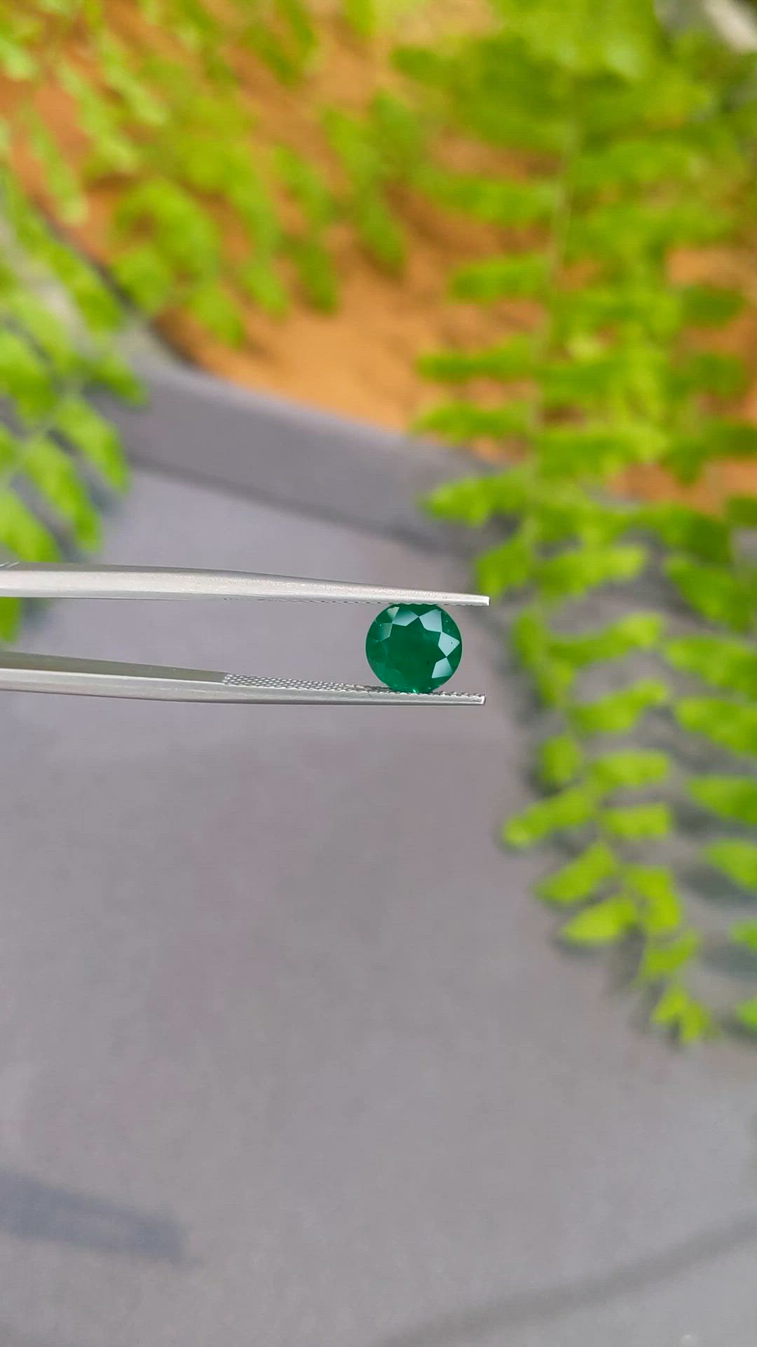 1.38 Ct. Emerald from Zambia Size Video
