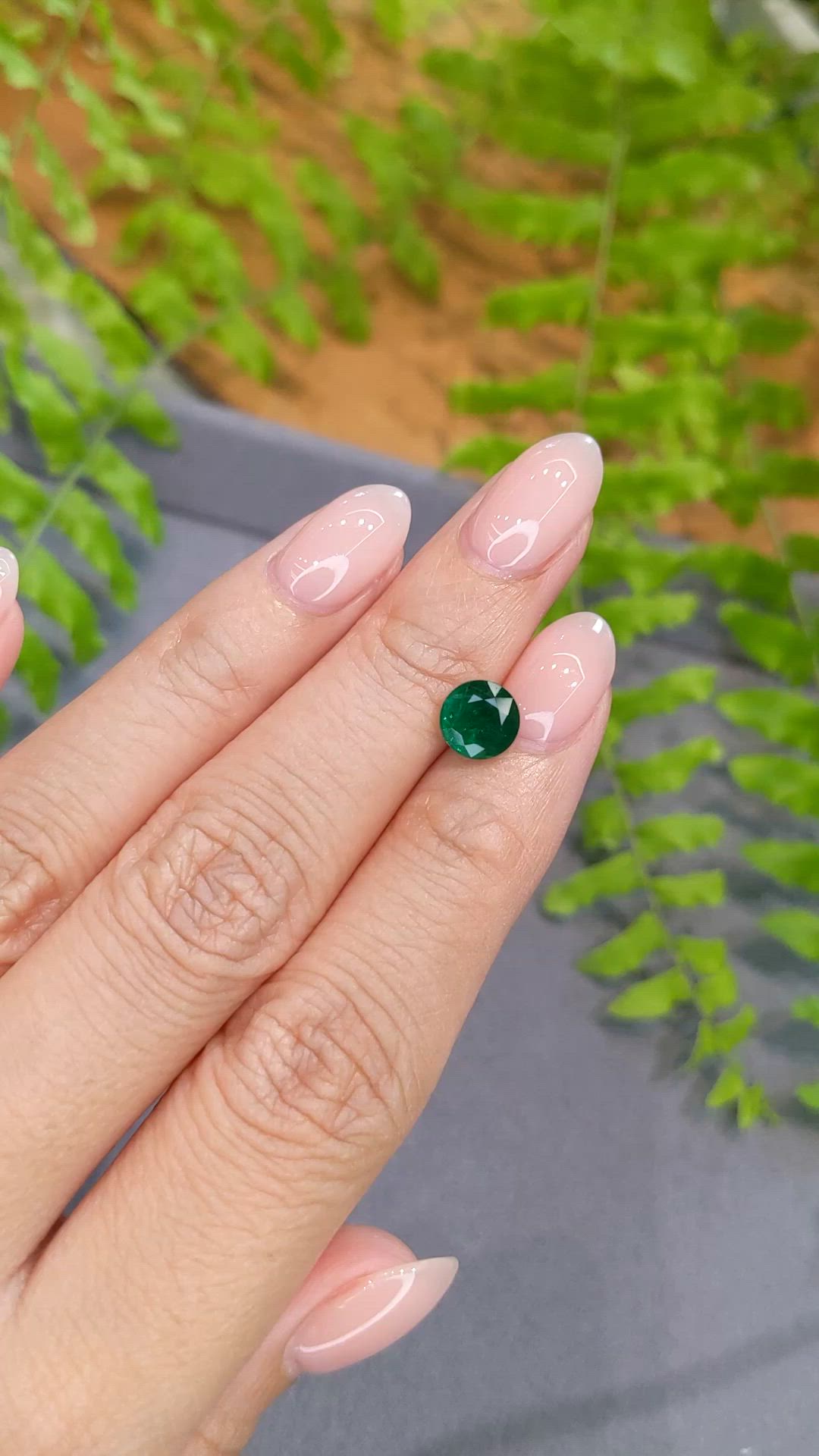 1.31 Ct. Emerald from Zambia Size Video