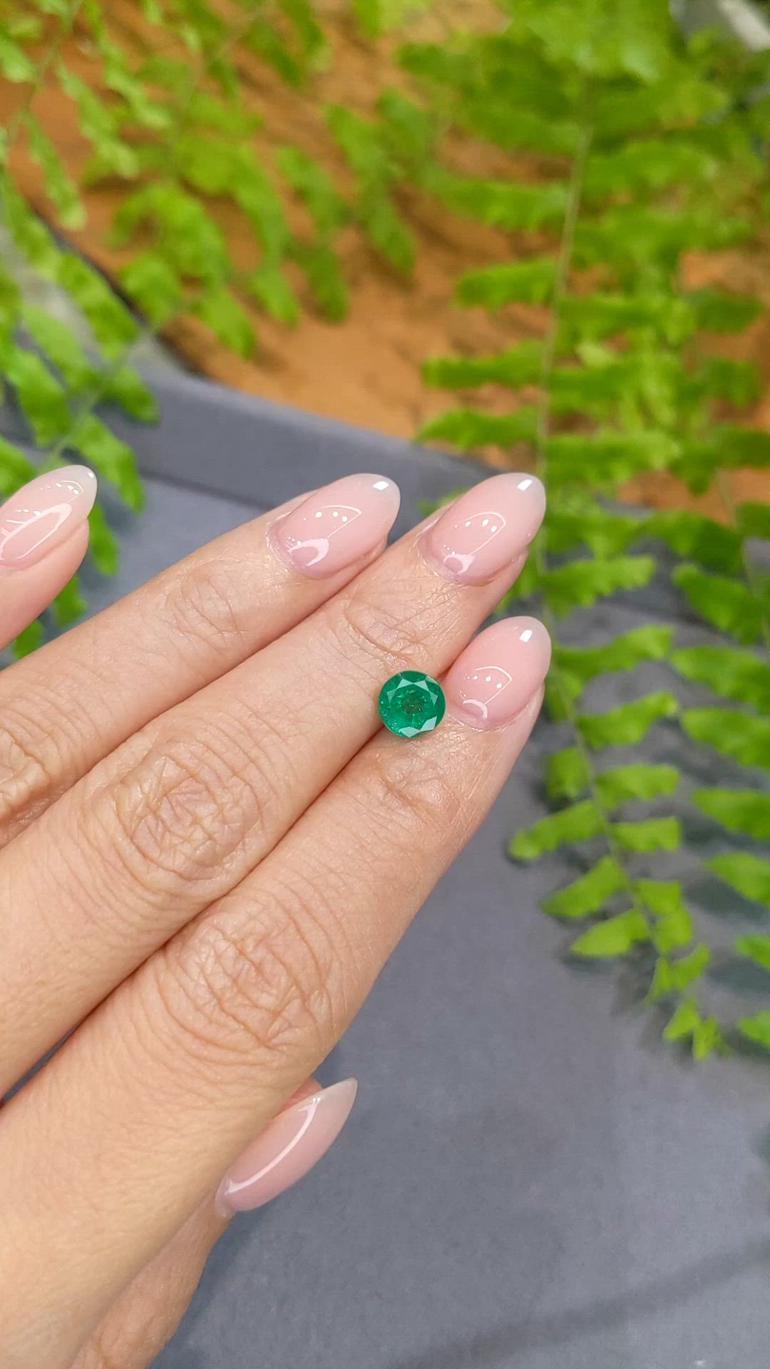1.17 Ct. Emerald from Zambia Size Video