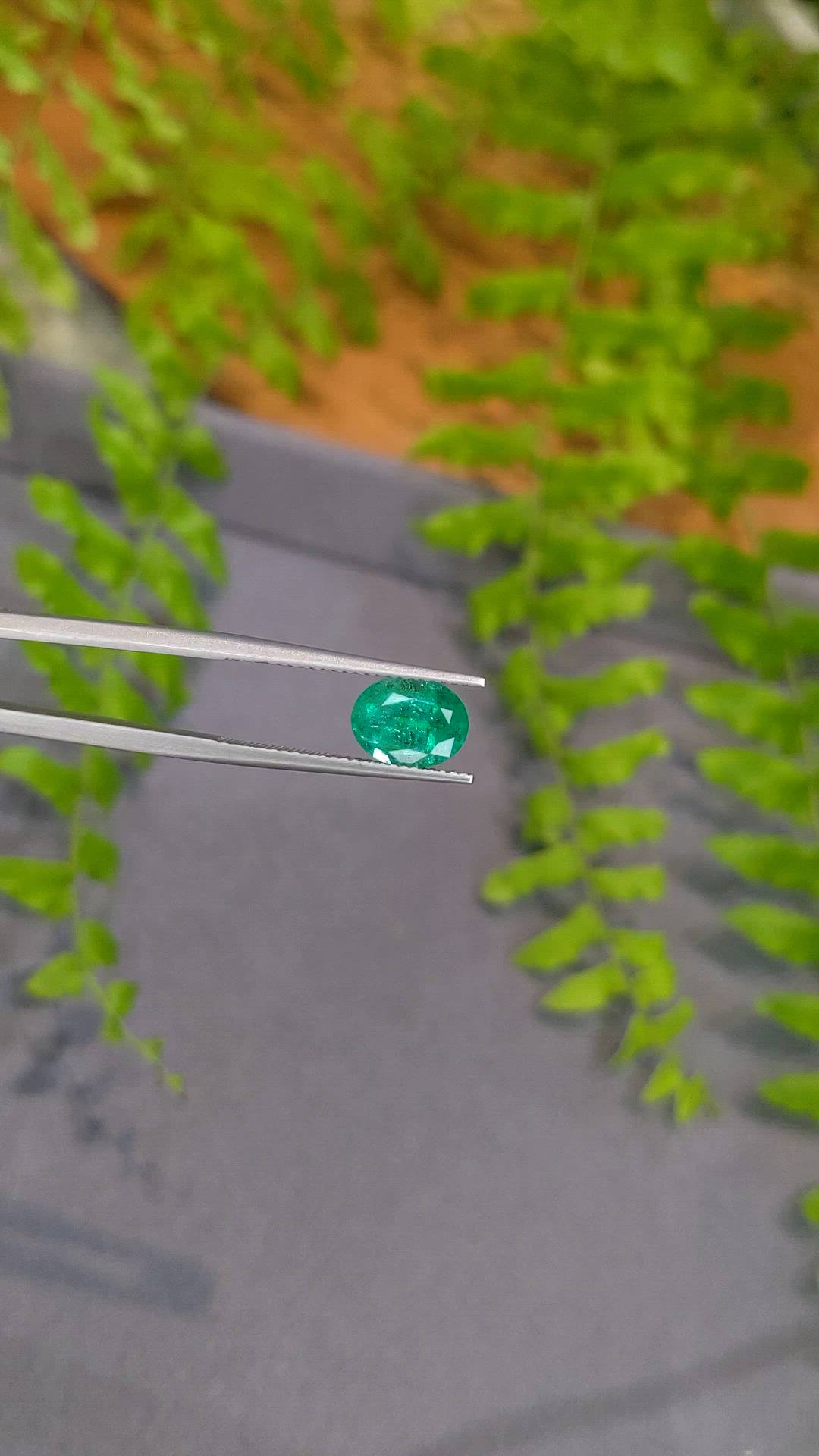 1.97 Ct. Emerald from Zambia Size Video