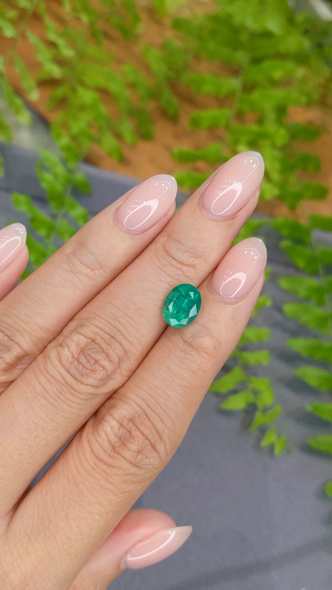 1.97 Ct. Emerald from Zambia Size Video