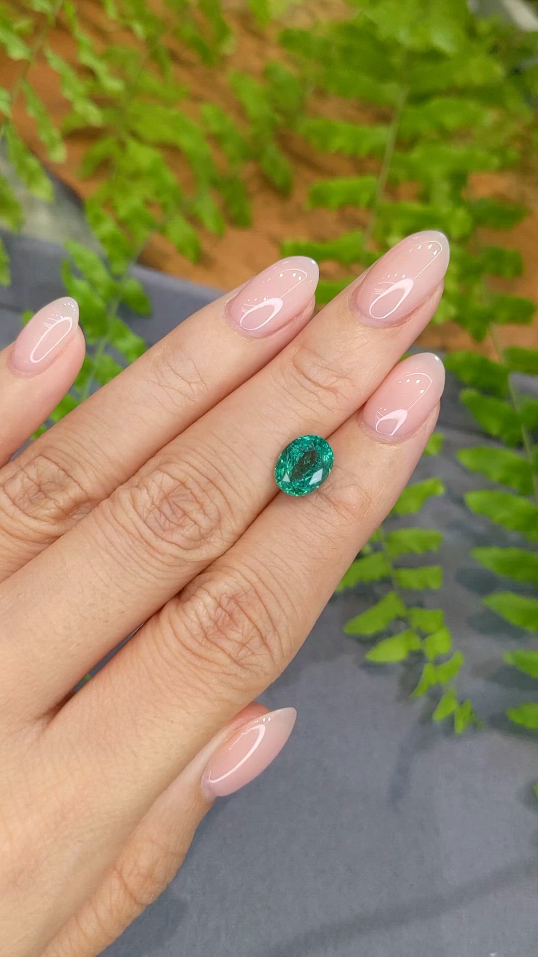 1.97 Ct. Emerald from Zambia Size Video
