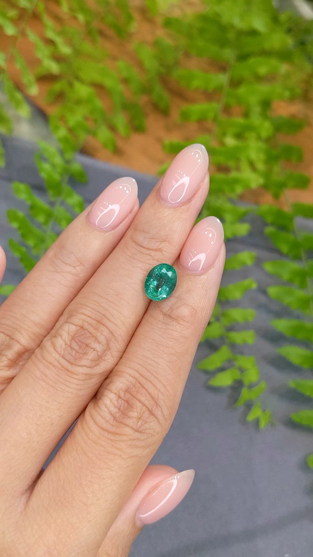 1.84 Ct. Emerald from Zambia Size Video