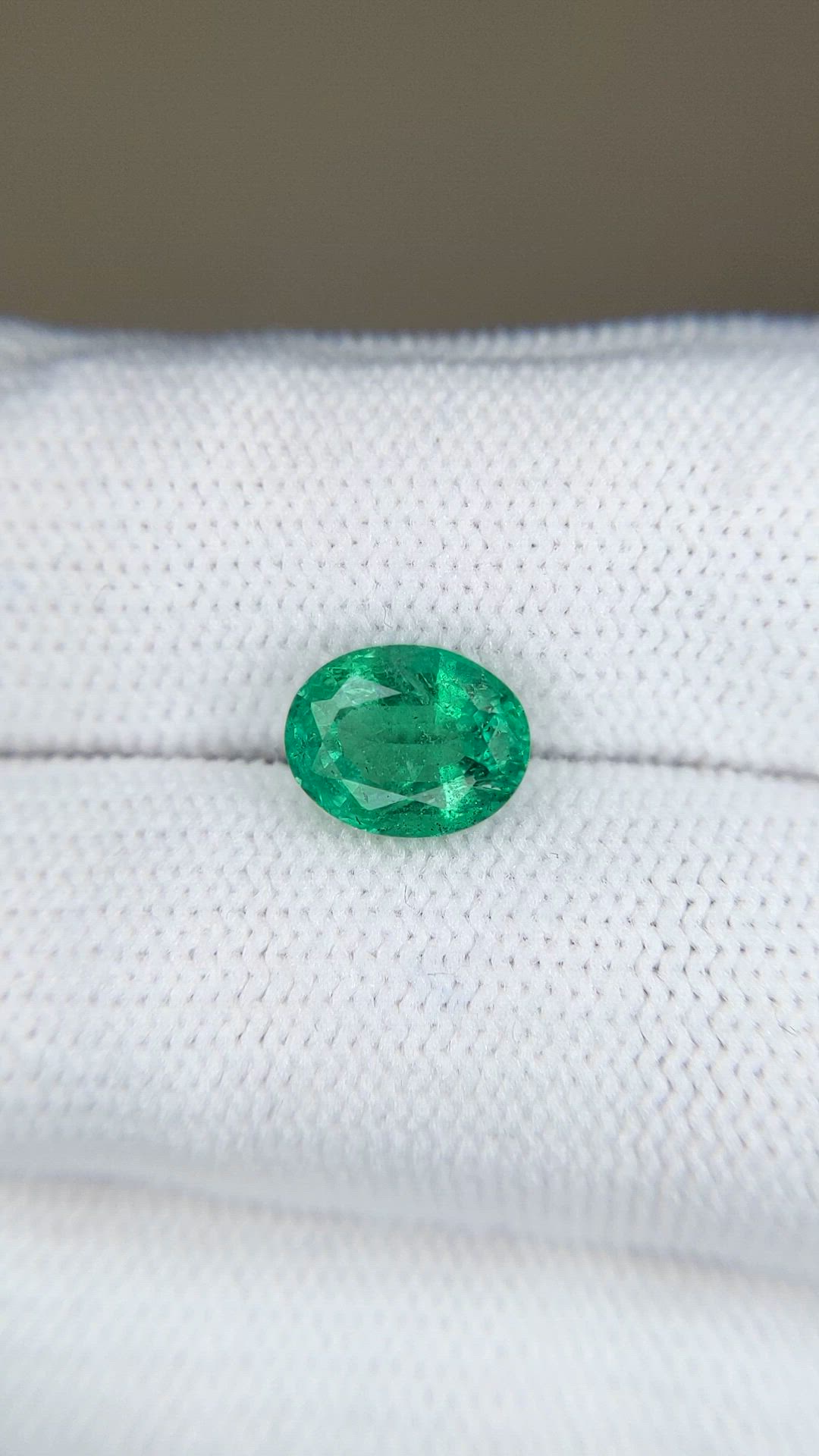 1.57 Ct. Emerald from Zambia Size Video