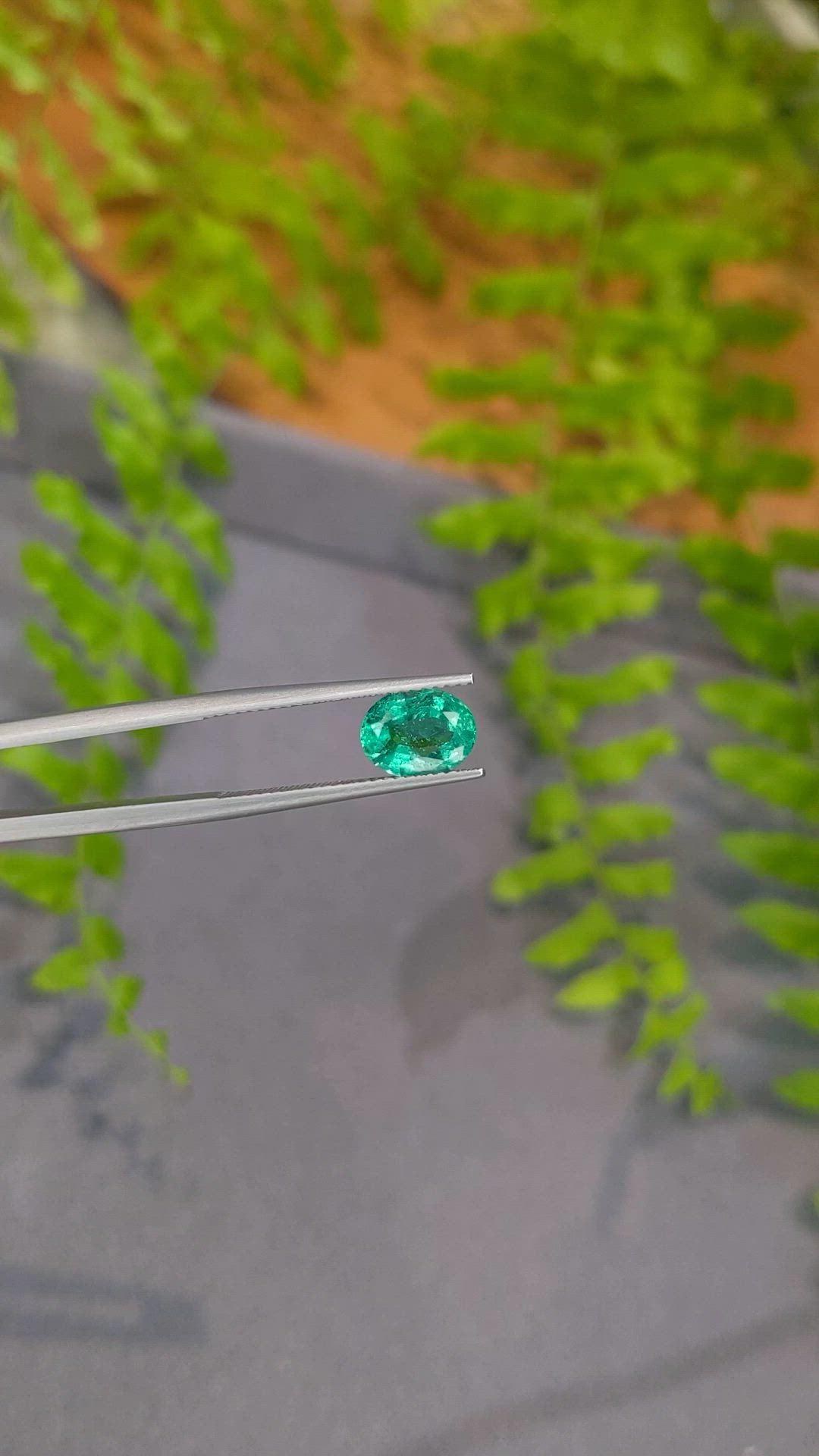 1.57 Ct. Emerald from Zambia Size Video