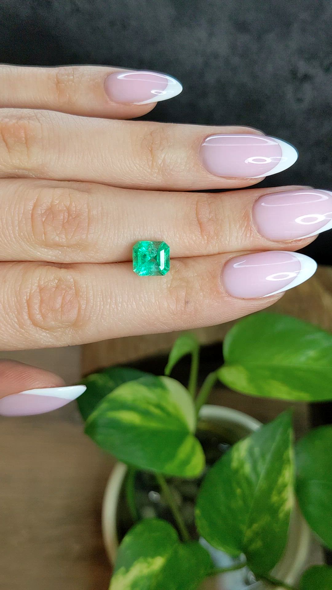 2.13 Ct. Emerald from Colombia Size Video