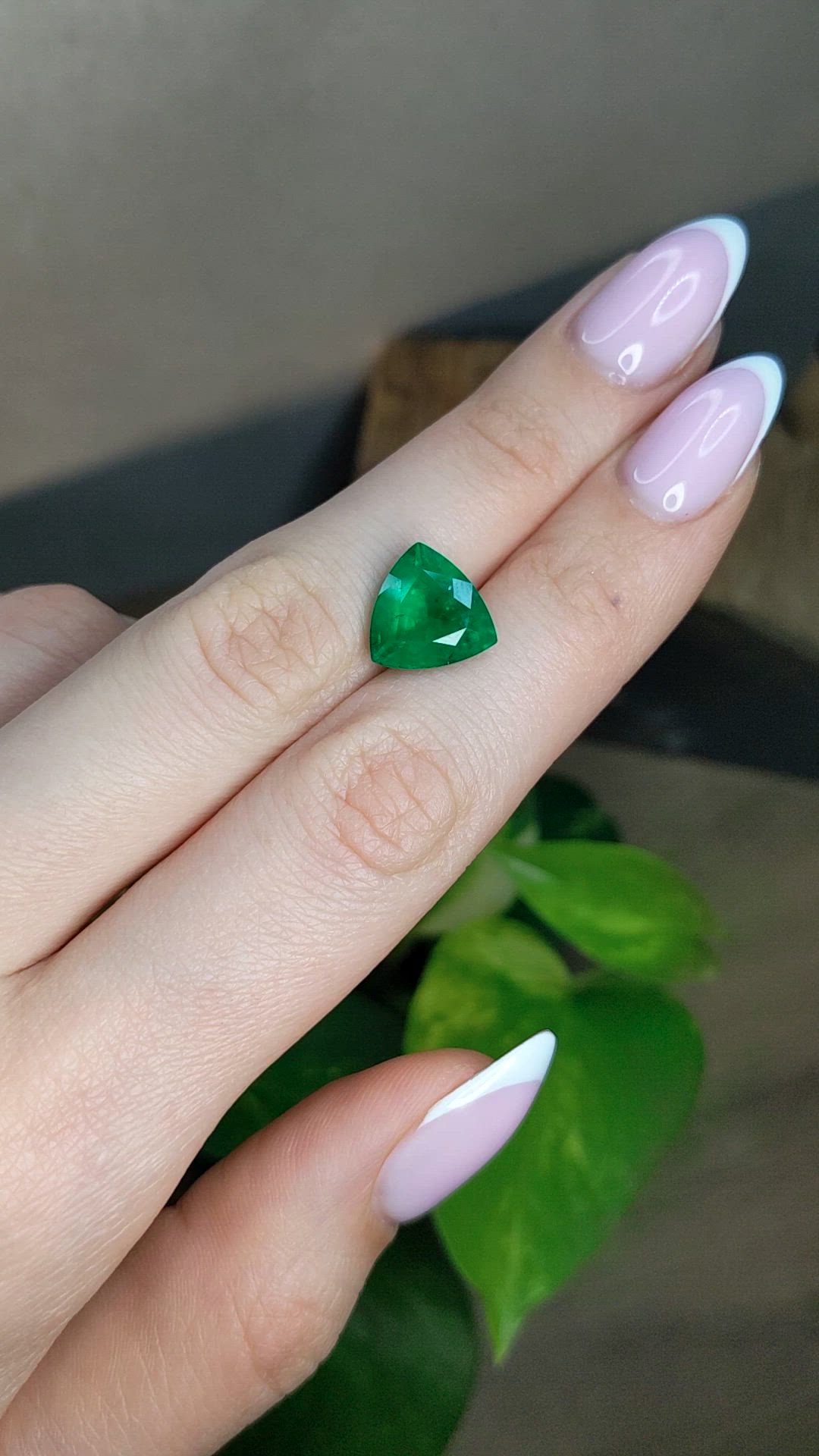 4.36 Ct. Emerald from Brazil Size Video