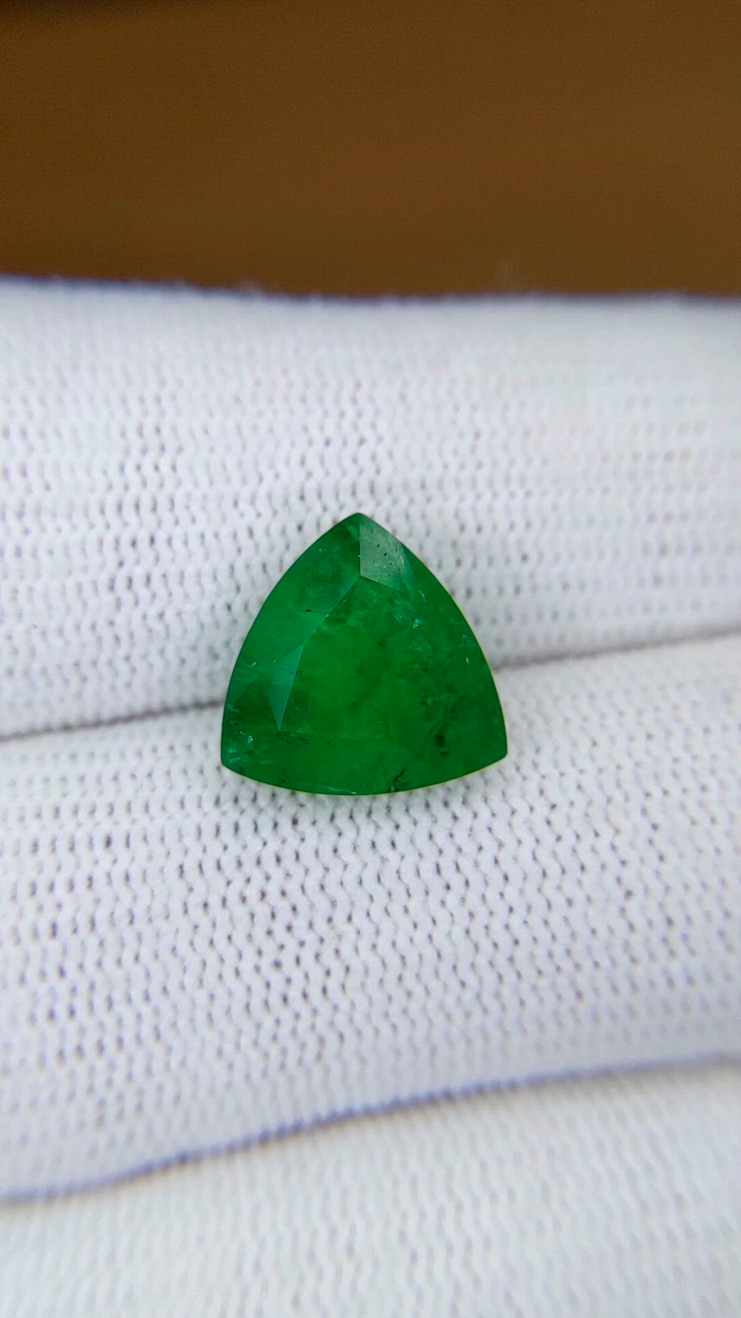 4.36 Ct. Emerald from Brazil Size Video