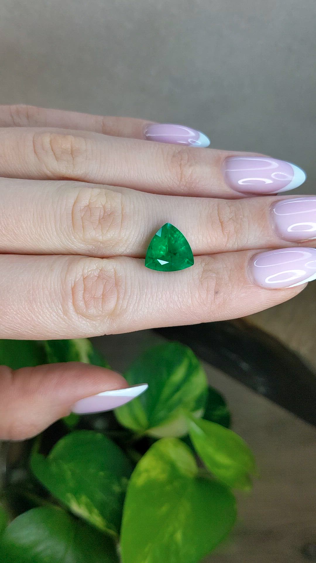 4.36 Ct. Emerald from Brazil Size Video