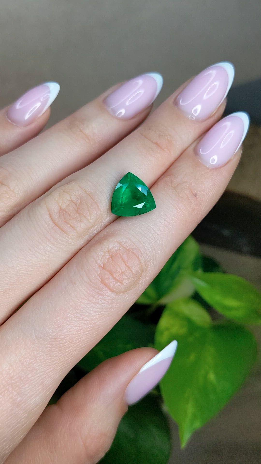4.36 Ct. Emerald from Brazil Size Video