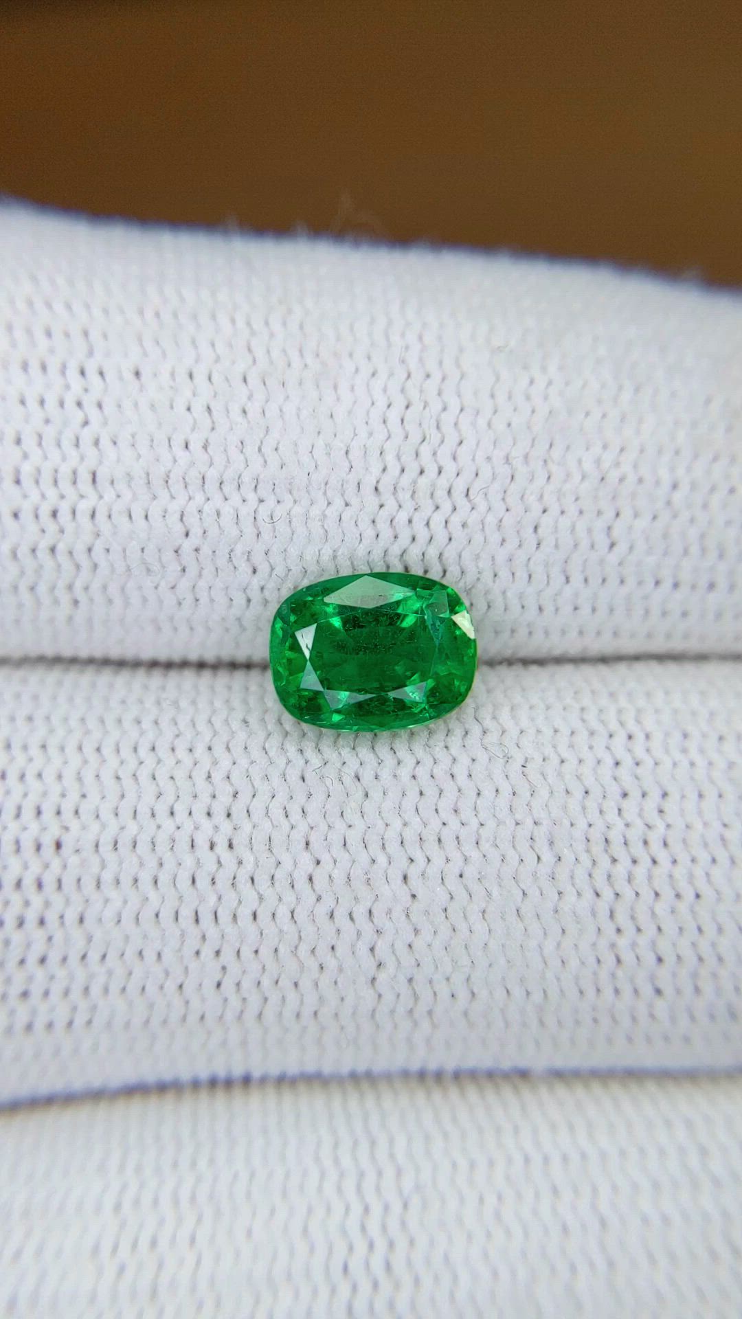1.48 Ct. Emerald from Zambia Size Video
