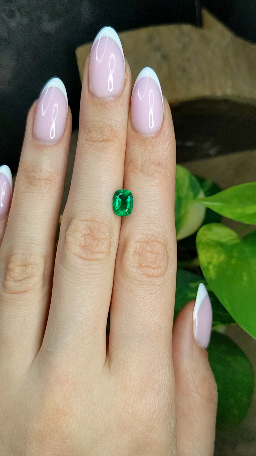 1.48 Ct. Emerald from Zambia Size Video