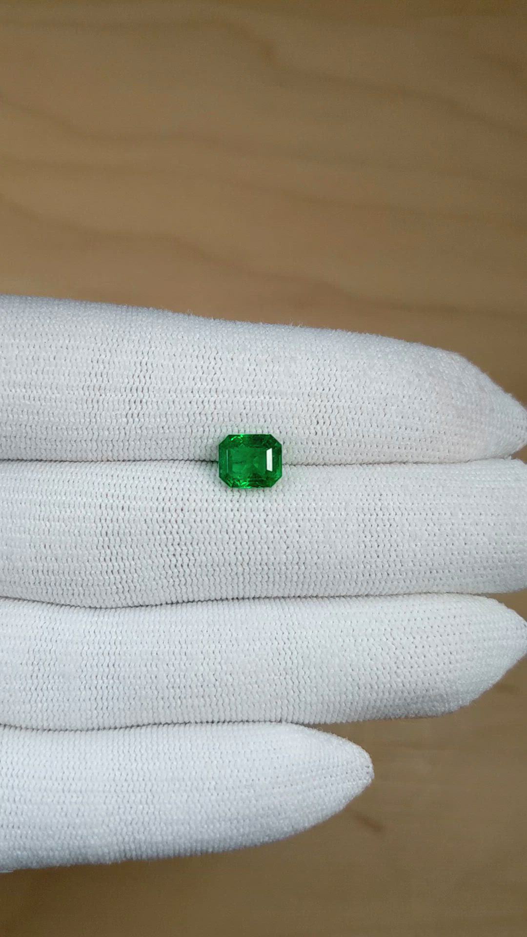 1.72 Ct. Emerald from Zambia Size Video