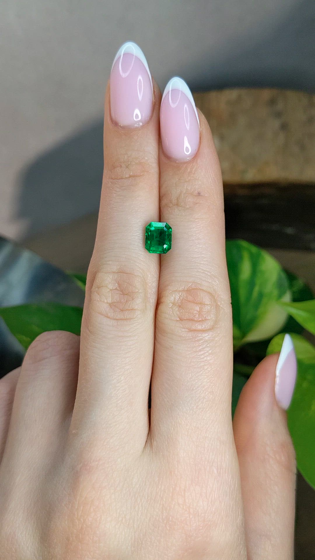 1.72 Ct. Emerald from Zambia Size Video