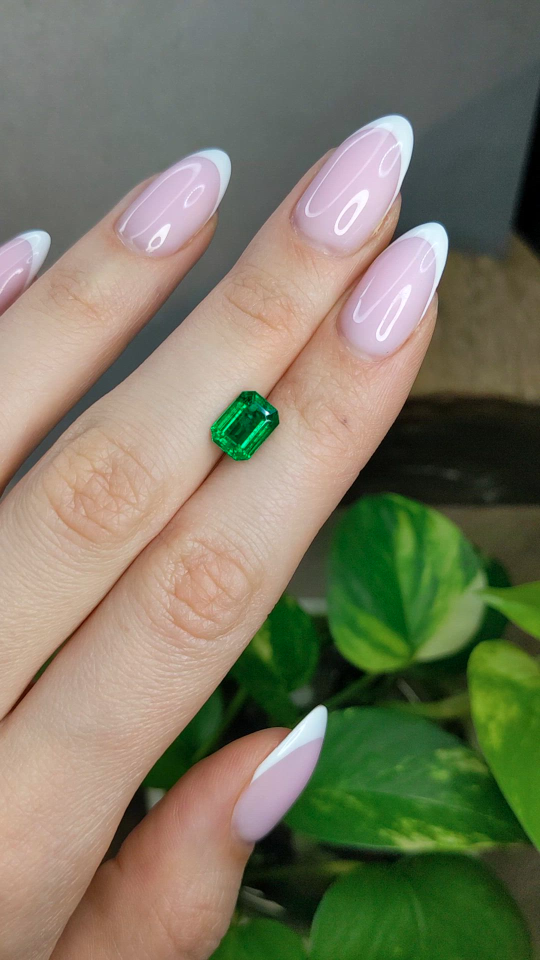1.84 Ct. Emerald from Zambia Size Video