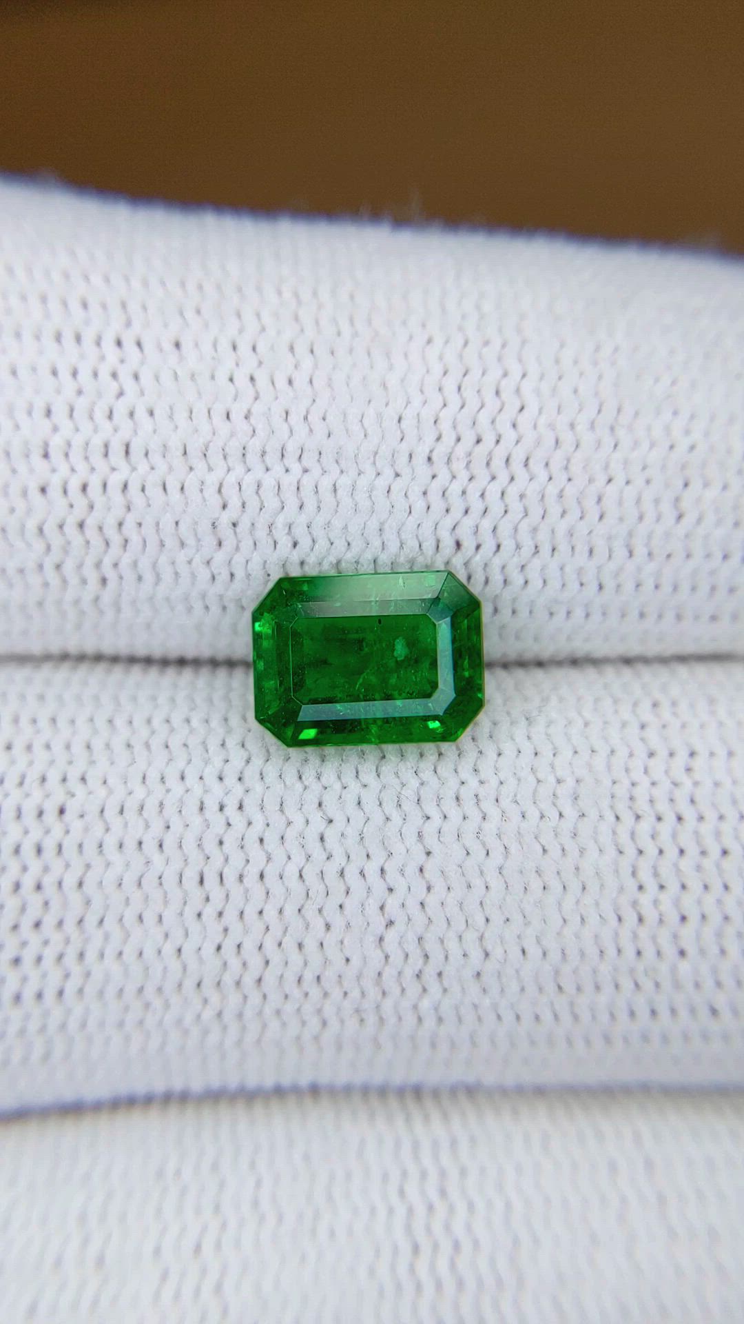 1.84 Ct. Emerald from Zambia Size Video