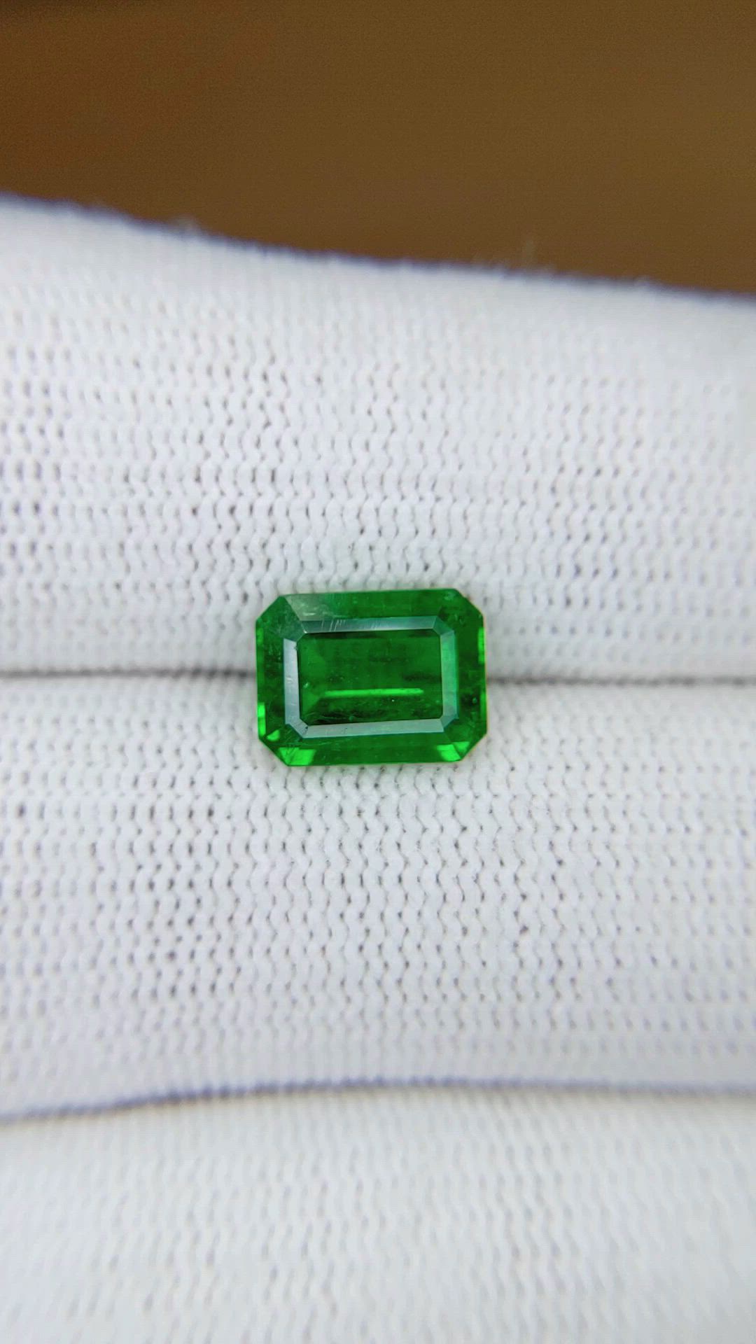 1.96 Ct. Emerald from Zambia Size Video