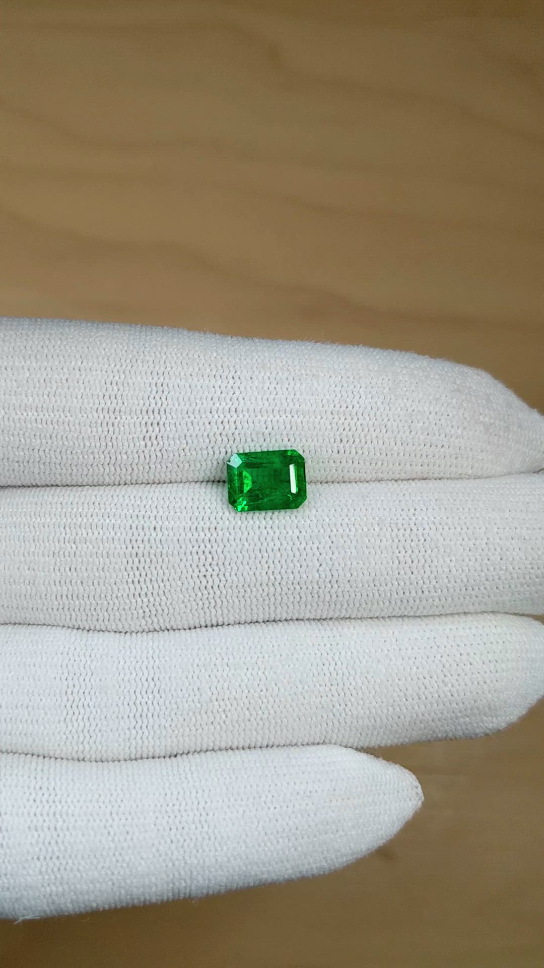 1.96 Ct. Emerald from Zambia Size Video