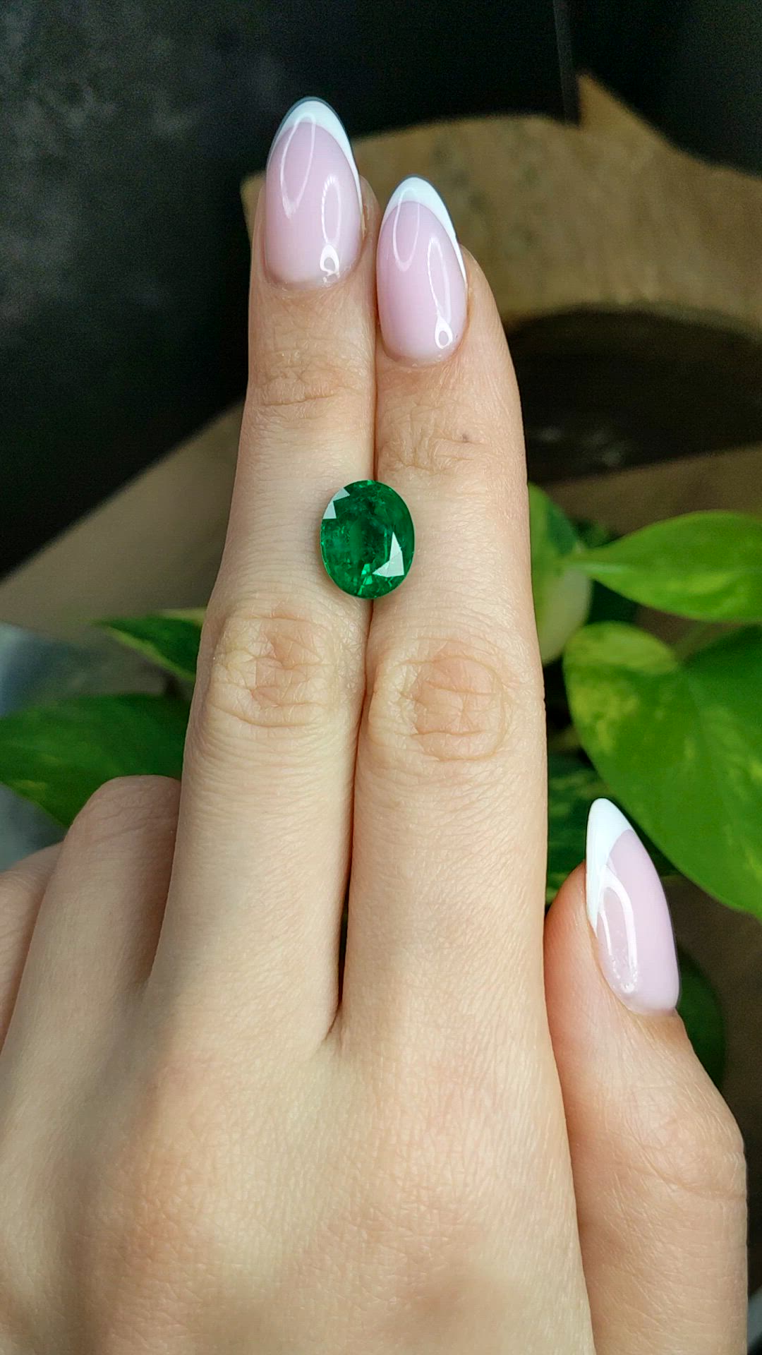 5.03 Ct. Emerald from Zambia Size Video