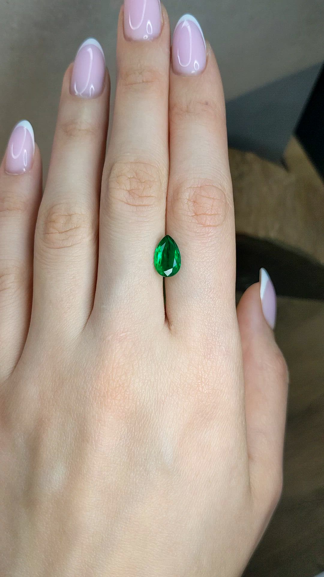 2.14 Ct. Emerald from Zambia Size Video