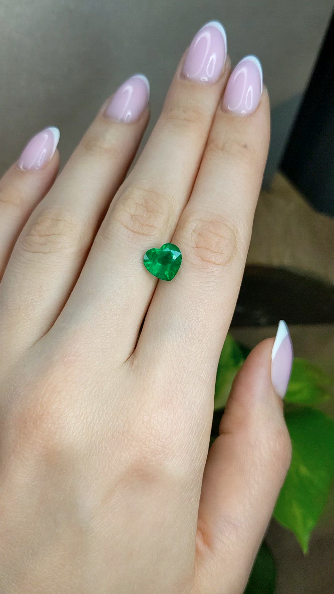 2.22 Ct. Emerald from Zambia Size Video