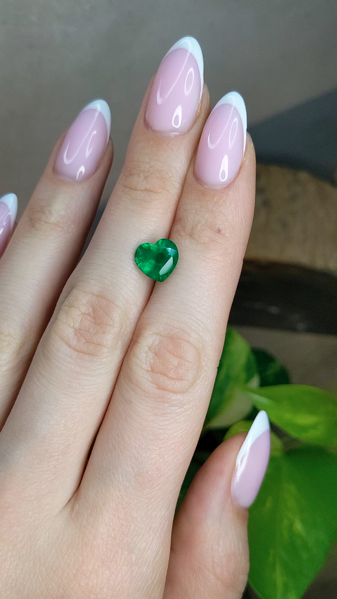 2.22 Ct. Emerald from Zambia Size Video