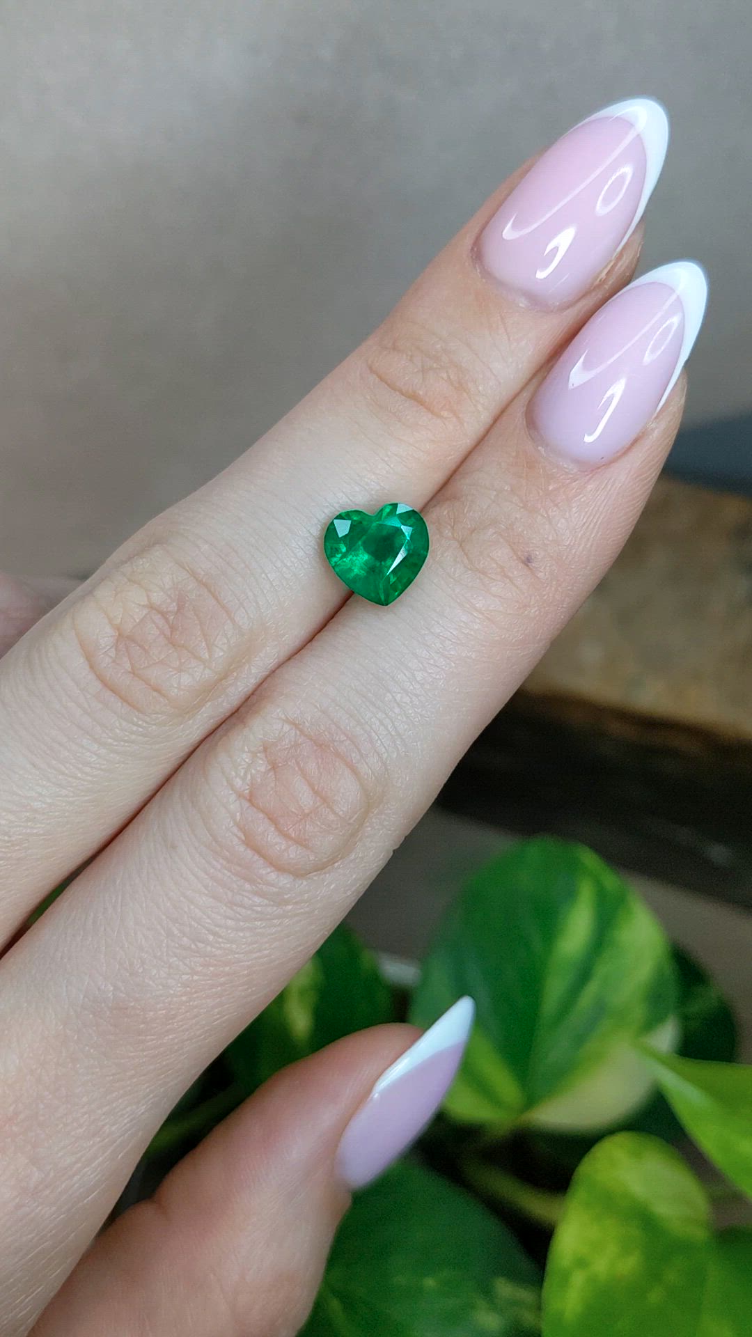 2.22 Ct. Emerald from Zambia Size Video