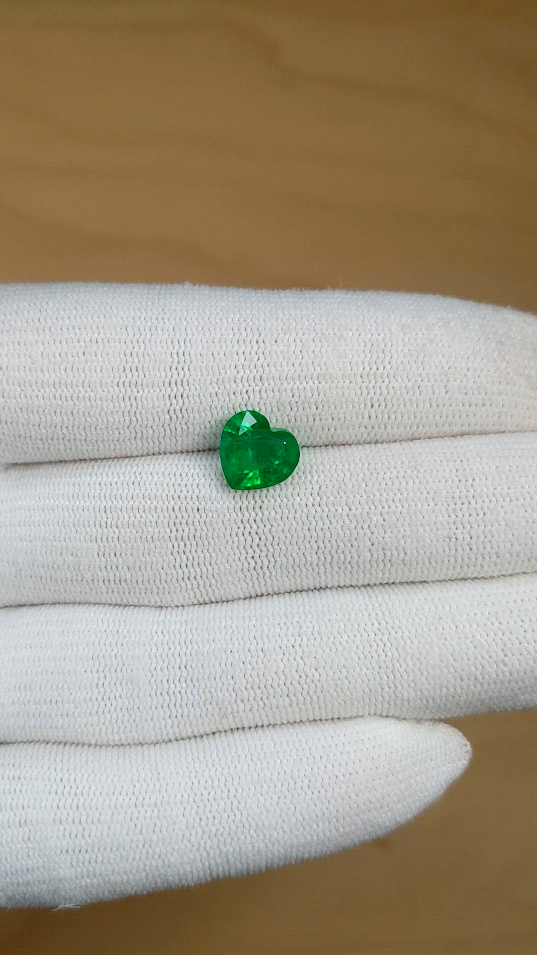 2.22 Ct. Emerald from Zambia Size Video