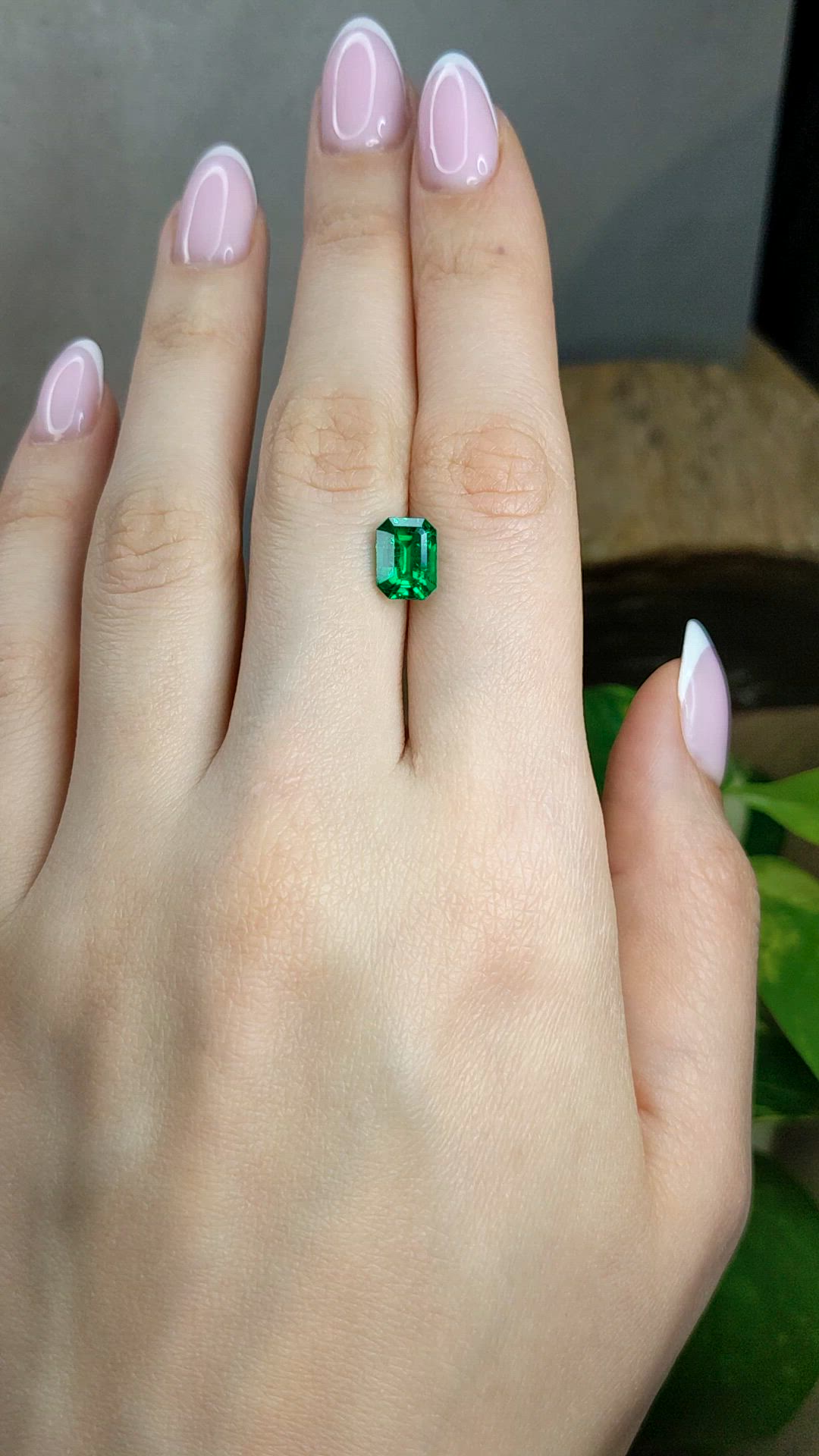 2.12 Ct. Emerald from Zambia Size Video