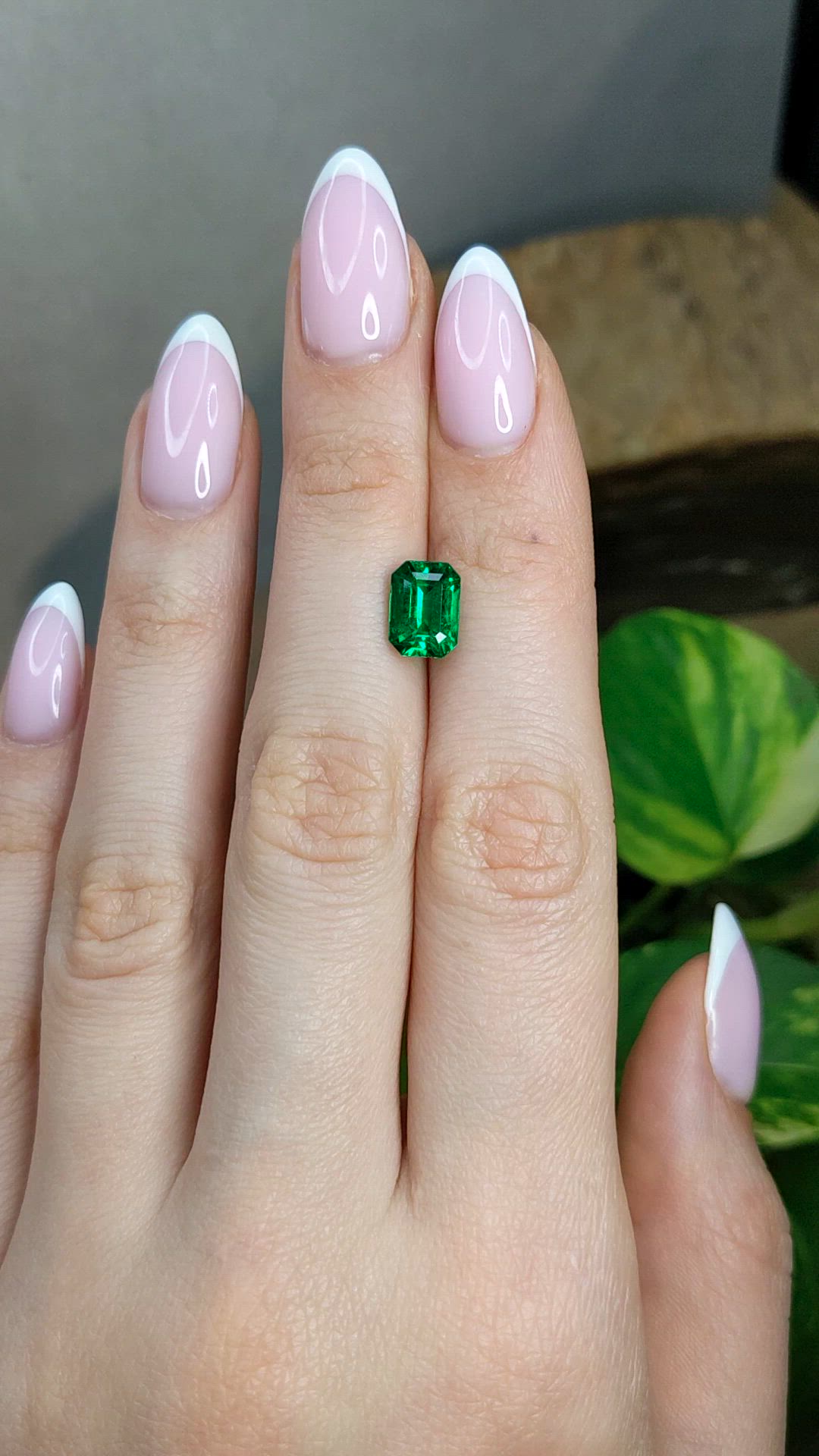 2.12 Ct. Emerald from Zambia Size Video