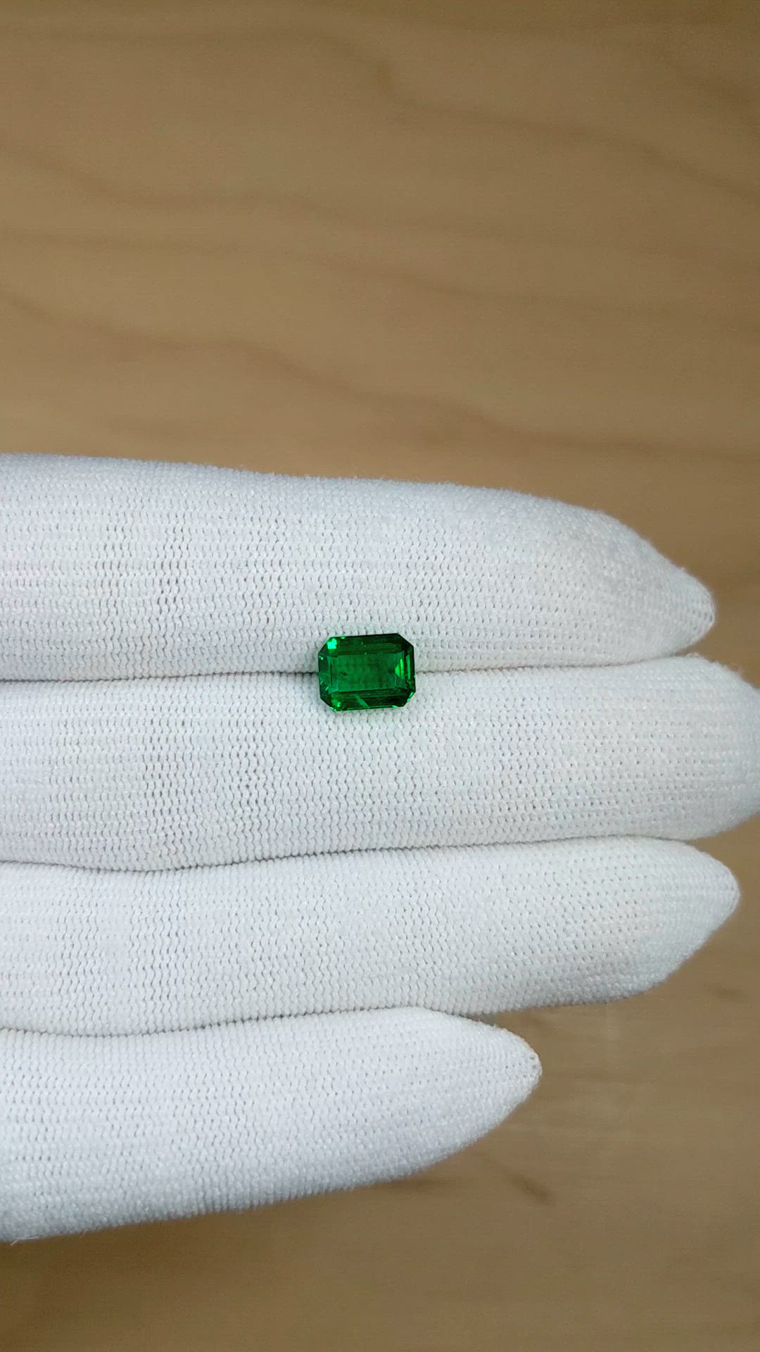 1.90 Ct. Emerald from Zambia Size Video