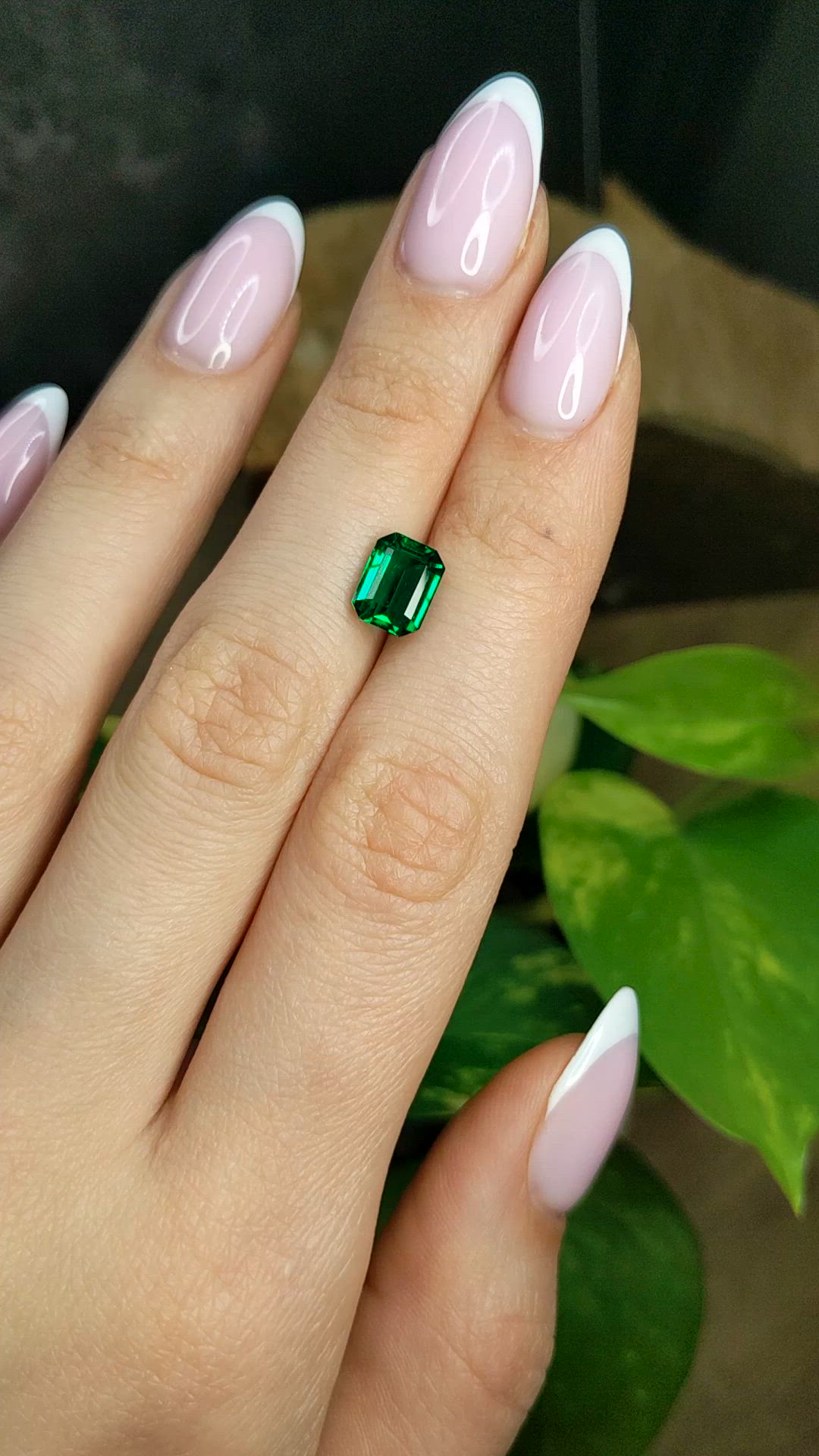 1.90 Ct. Emerald from Zambia Size Video
