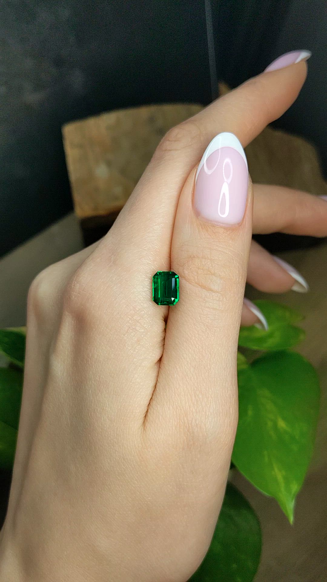 1.90 Ct. Emerald from Zambia Size Video