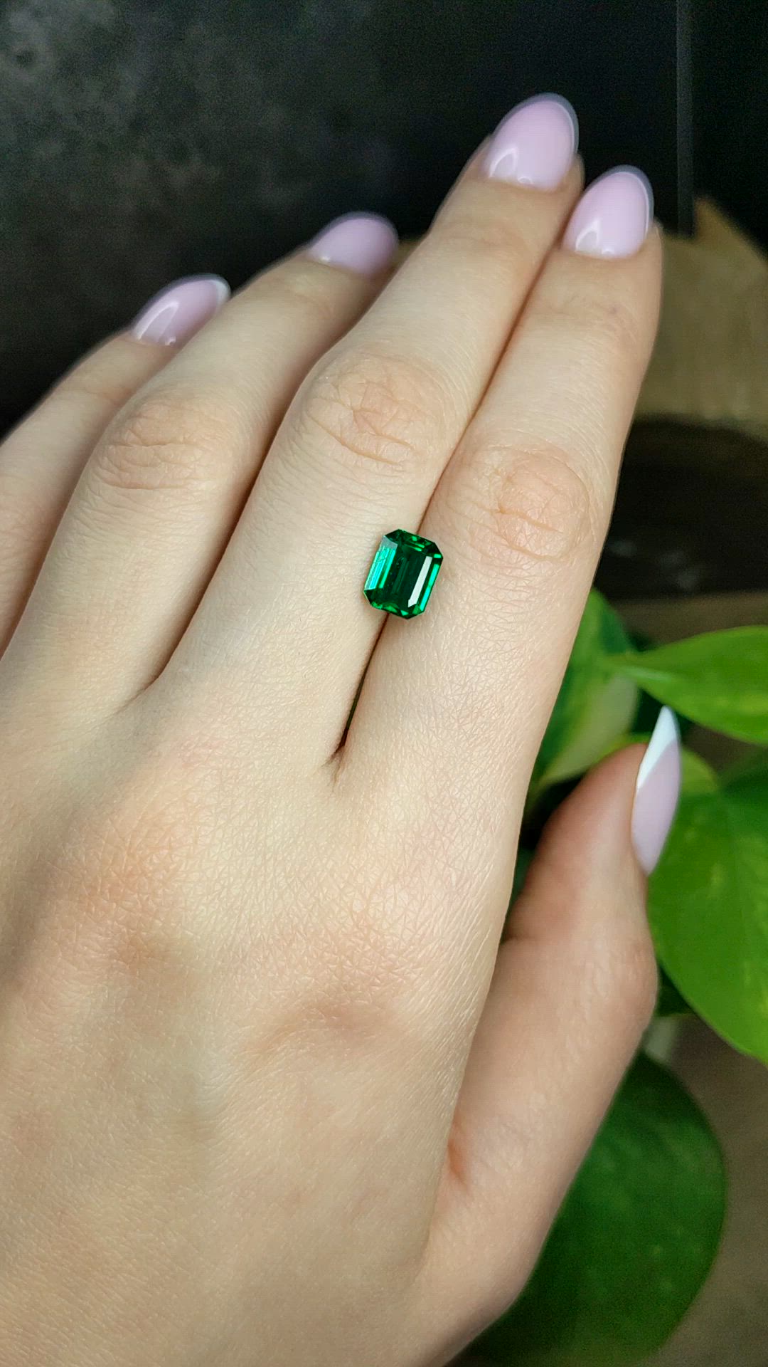 1.90 Ct. Emerald from Zambia Size Video