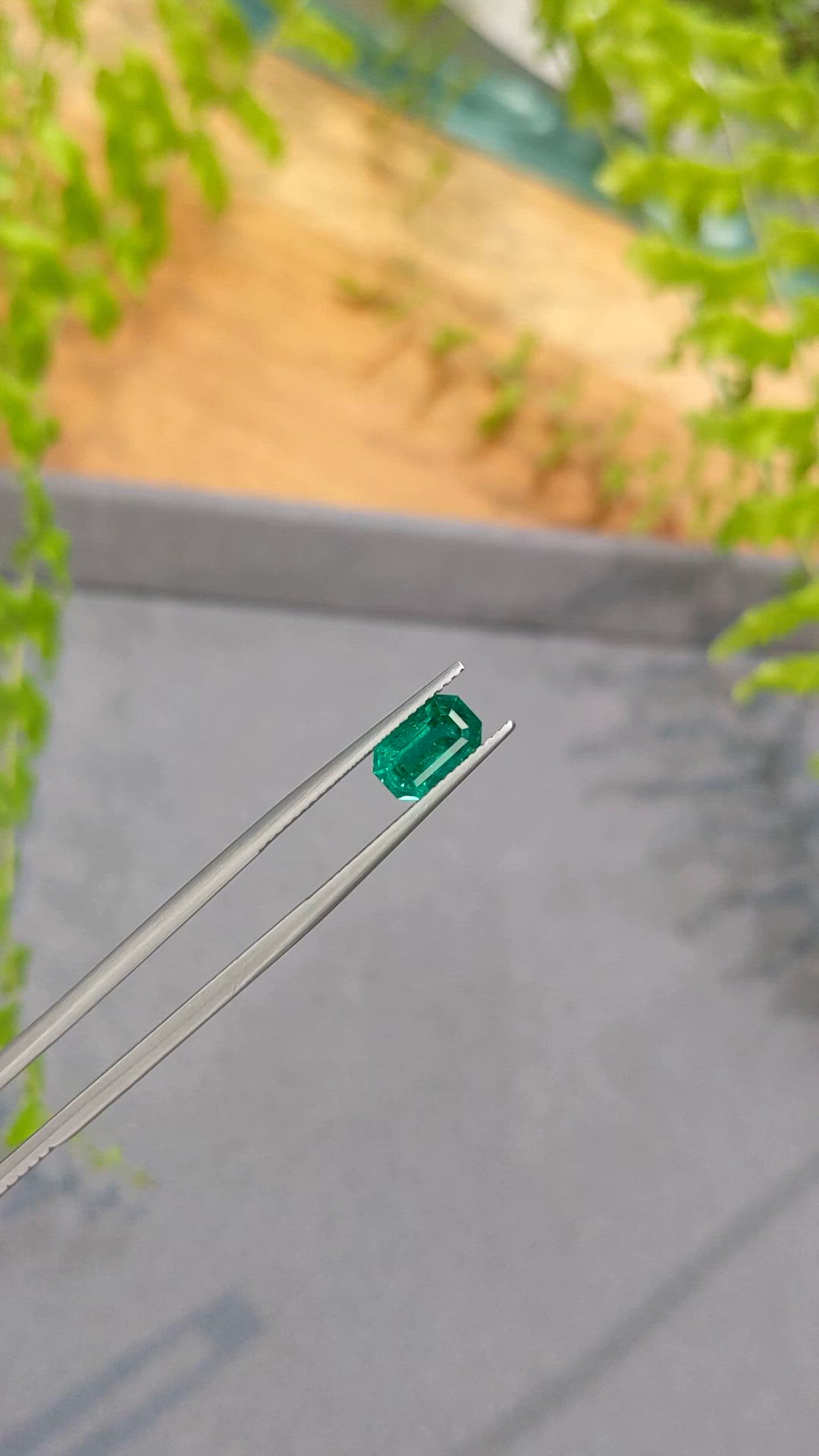 1.39 Ct. Emerald from Zambia Size Video