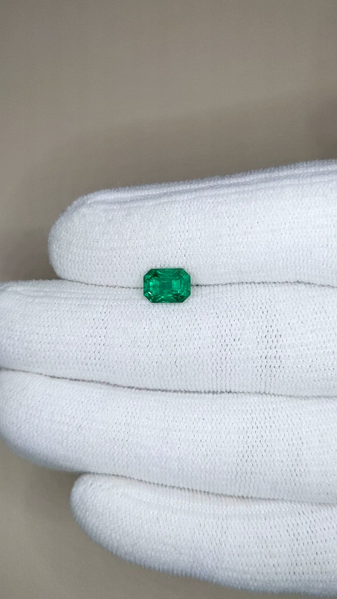 1.13 Ct. Emerald from Zambia Size Video