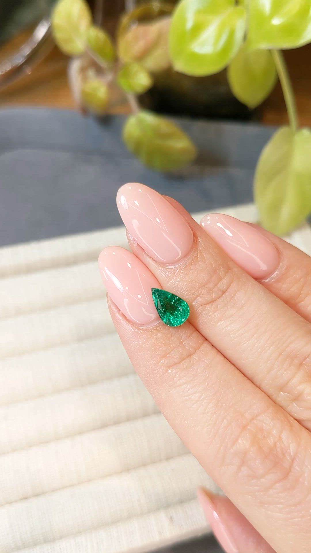 1.33 Ct. Emerald from Zambia Size Video