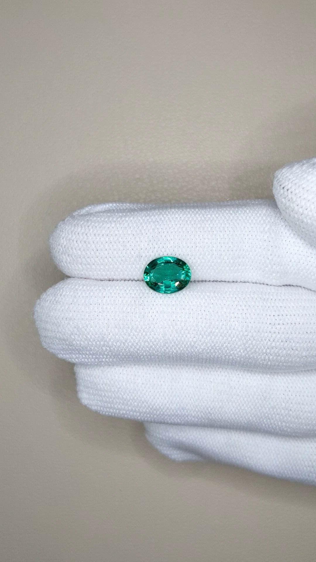 1.37 Ct. Emerald from Zambia Size Video