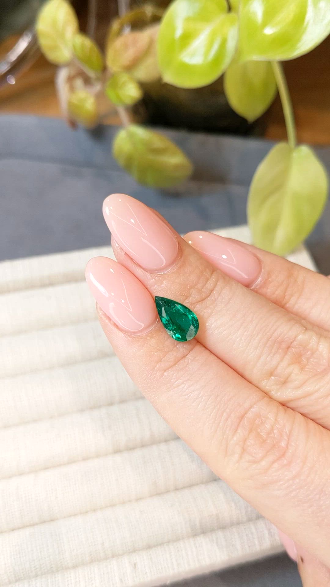 1.65 Ct. Emerald from Zambia Size Video