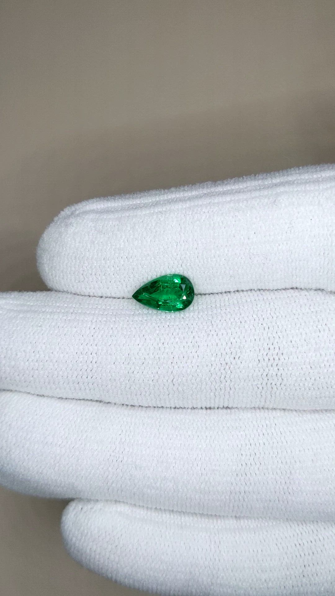 1.26 Ct. Emerald from Zambia Size Video