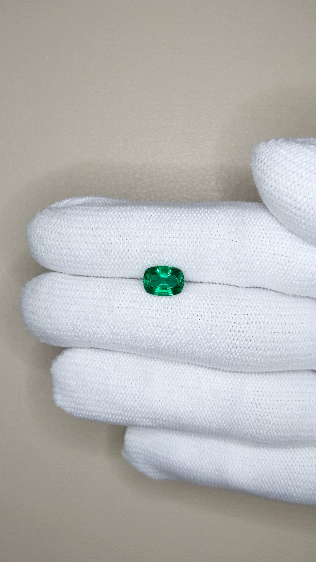 1.14 Ct. Emerald from Zambia Size Video