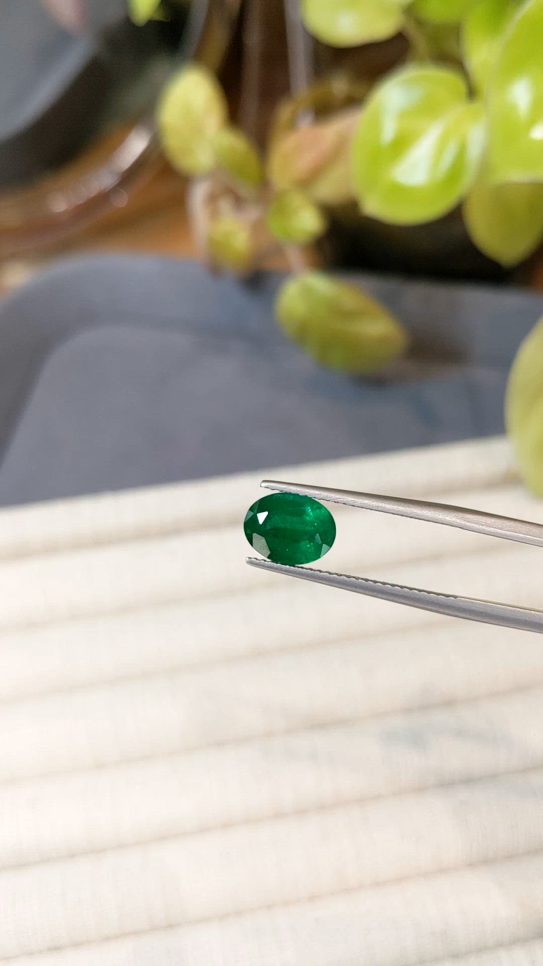 2.11 Ct. Emerald from Zambia Size Video